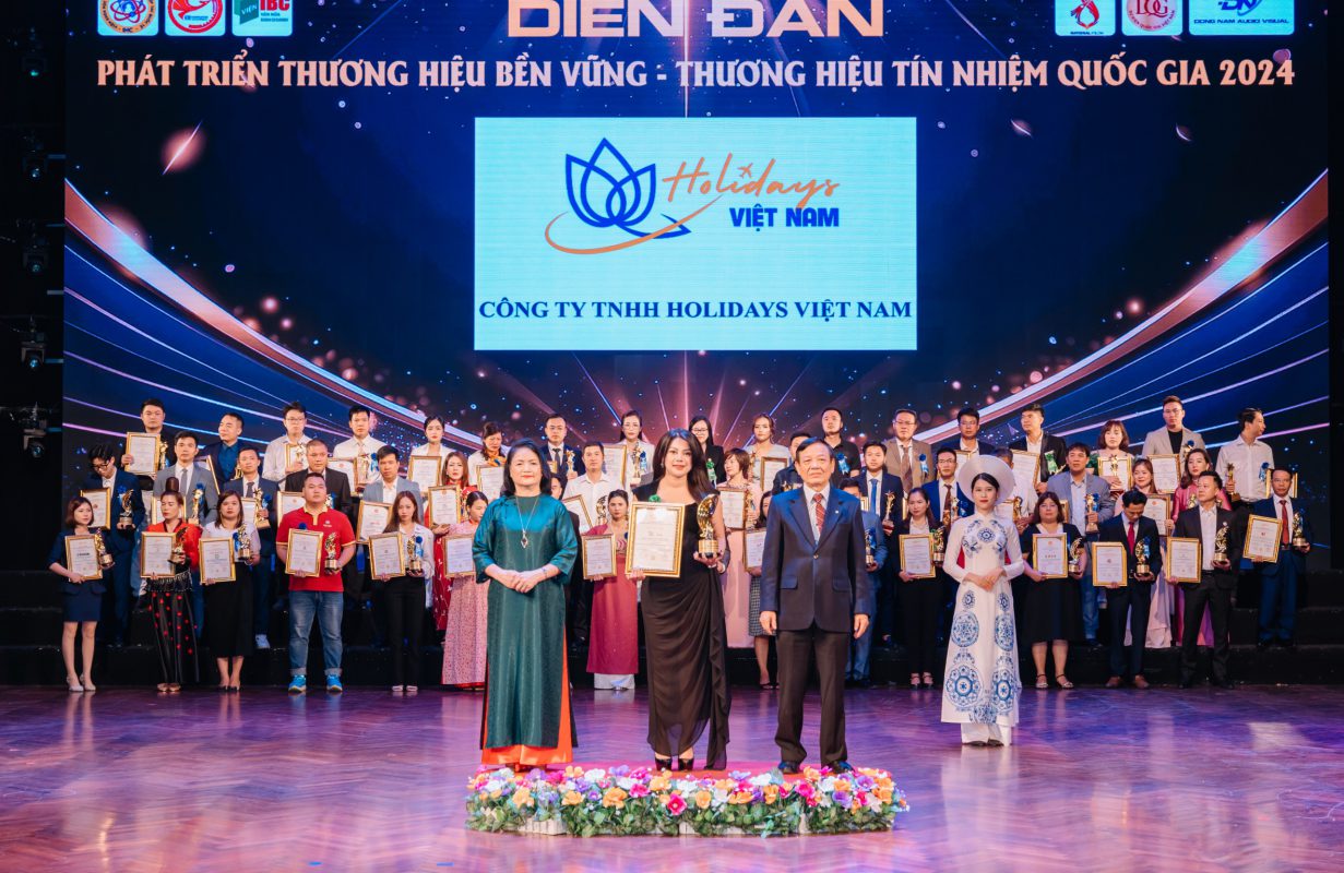 Holidays Việt Nam là thương hiệu bền vững quốc gia 2024